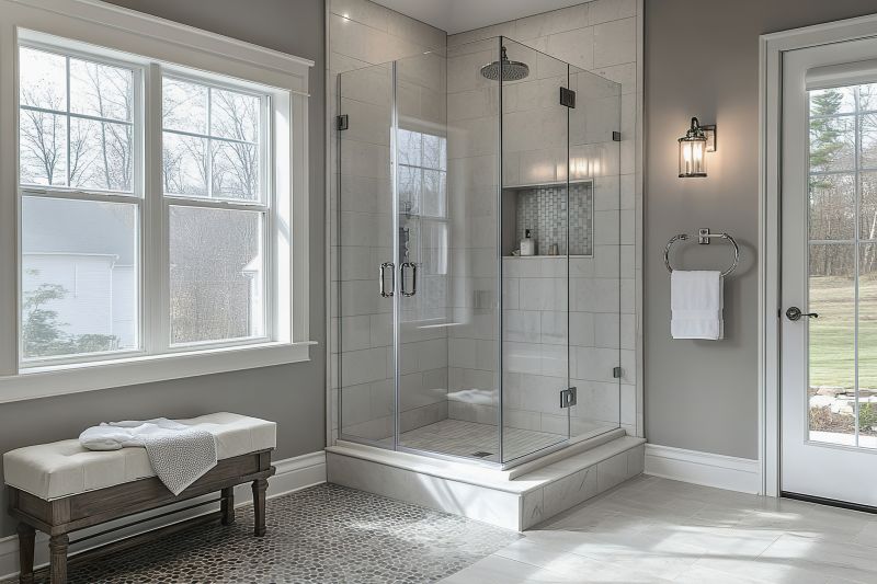Luxury Shower with Tile Accents